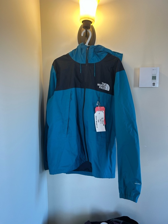 The North Face Other - The North Face Men’s Hooded Rain Jacket — Teal & Black